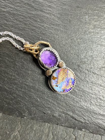 Amethyst and Opal Necklace