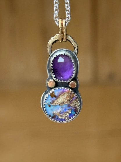 Amethyst and Opal Necklace