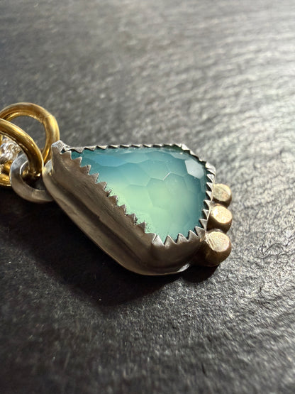 Aqua Chalcedony Pendant