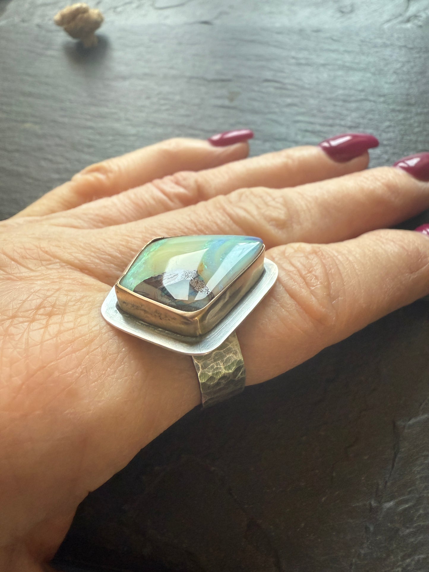 Cocktail Opal Ring