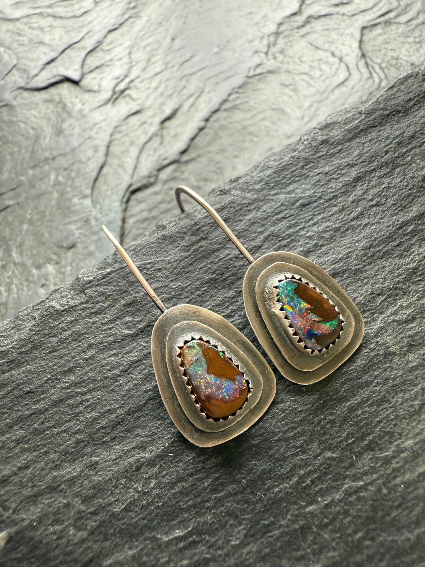 Opal Dangle Earrings