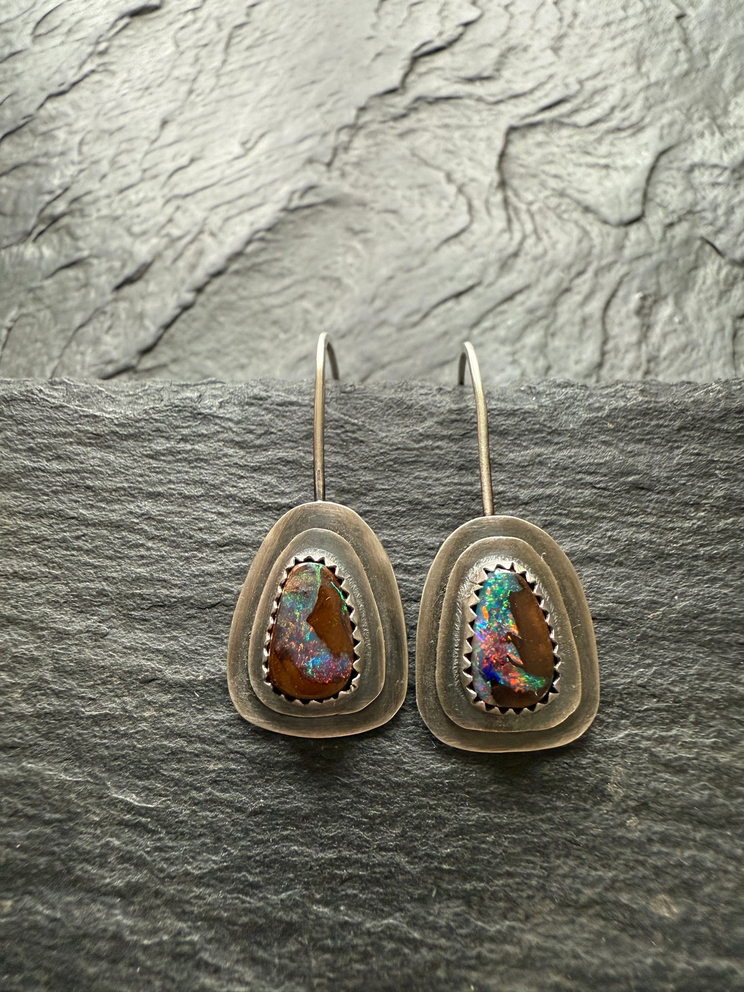 Opal Dangle Earrings