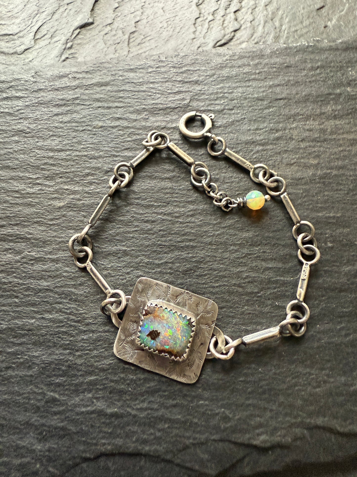 Opal Chain Bracelet