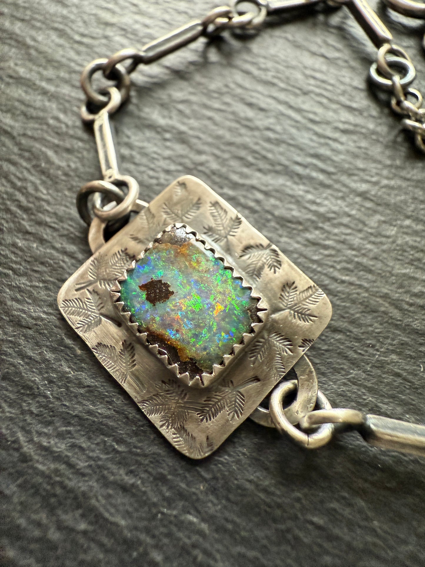 Opal Chain Bracelet