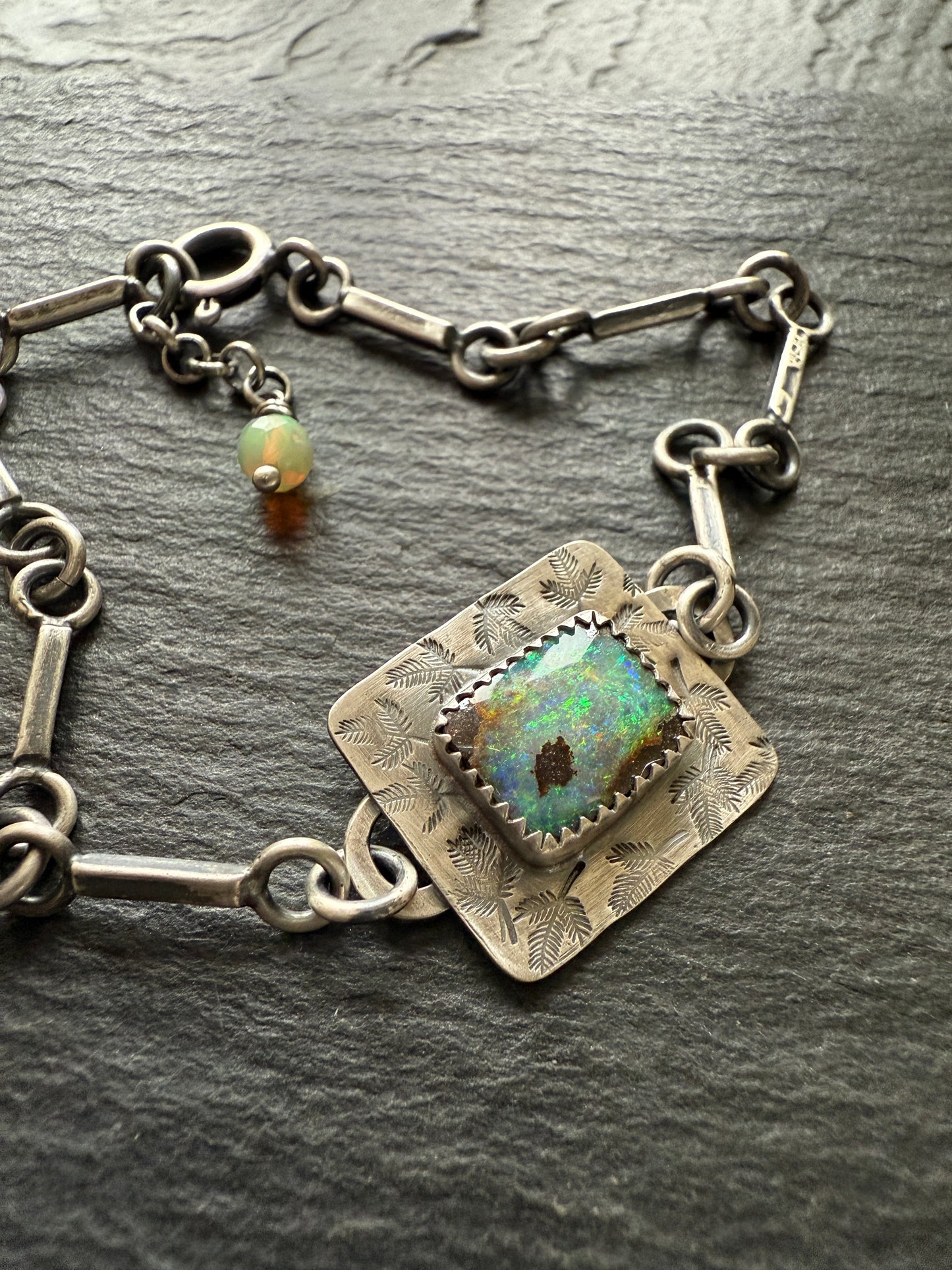 Opal Chain Bracelet