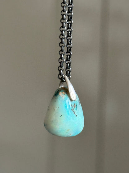 Boulder opal necklace