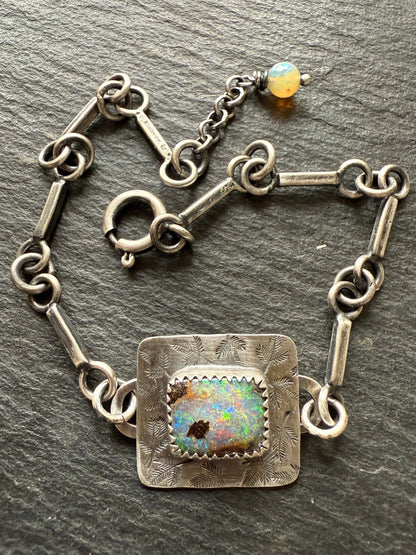 Opal Chain Bracelet