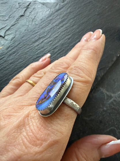 Purple Opal Ring US 7 / UK N 1/2
