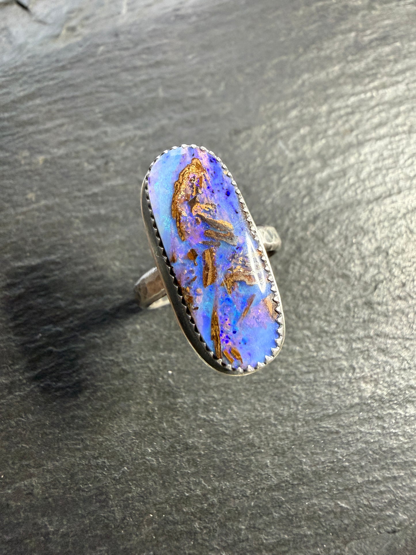 Purple Opal Ring US 7 / UK N 1/2