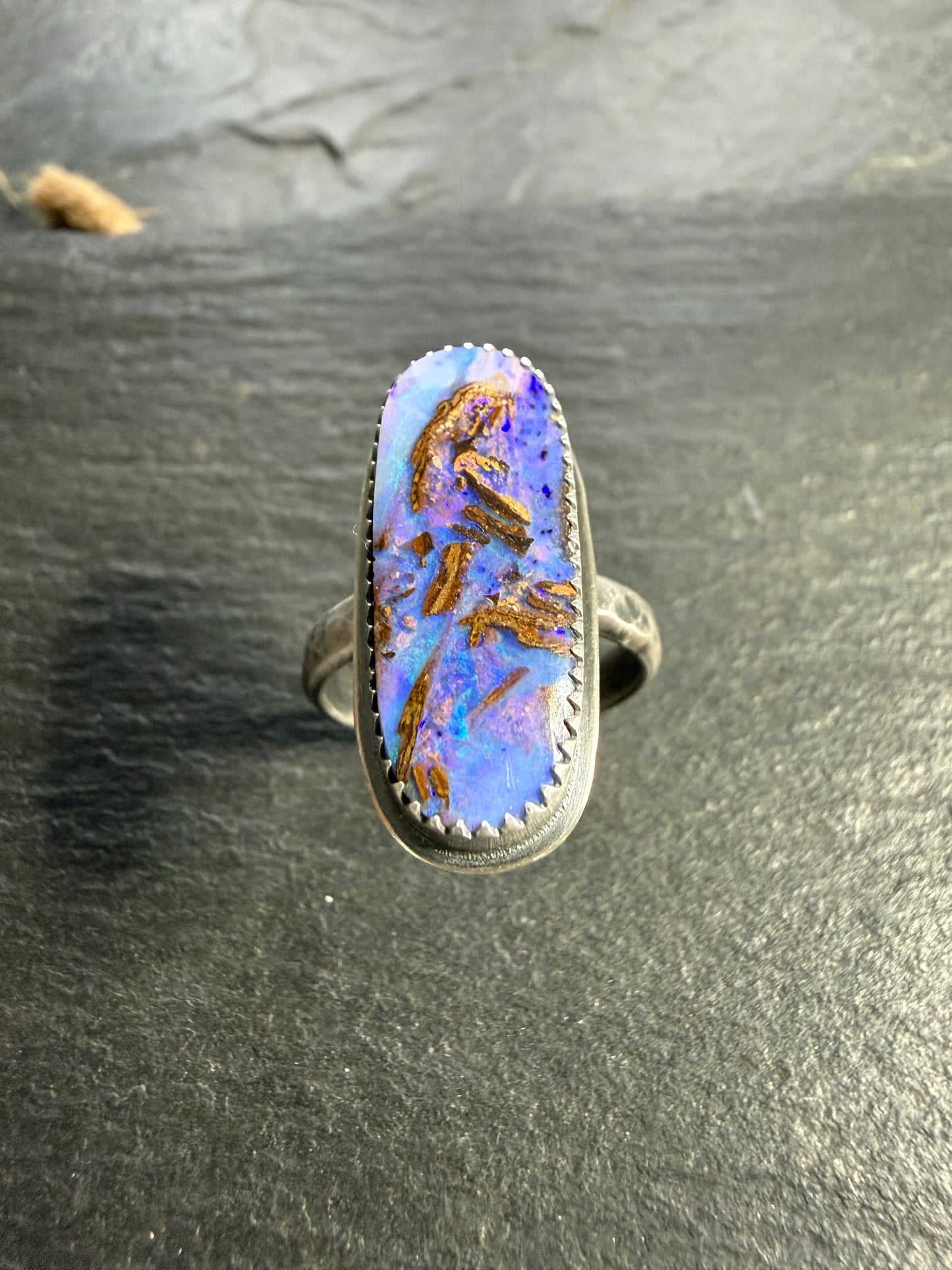 Purple Opal Ring US 7 / UK N 1/2
