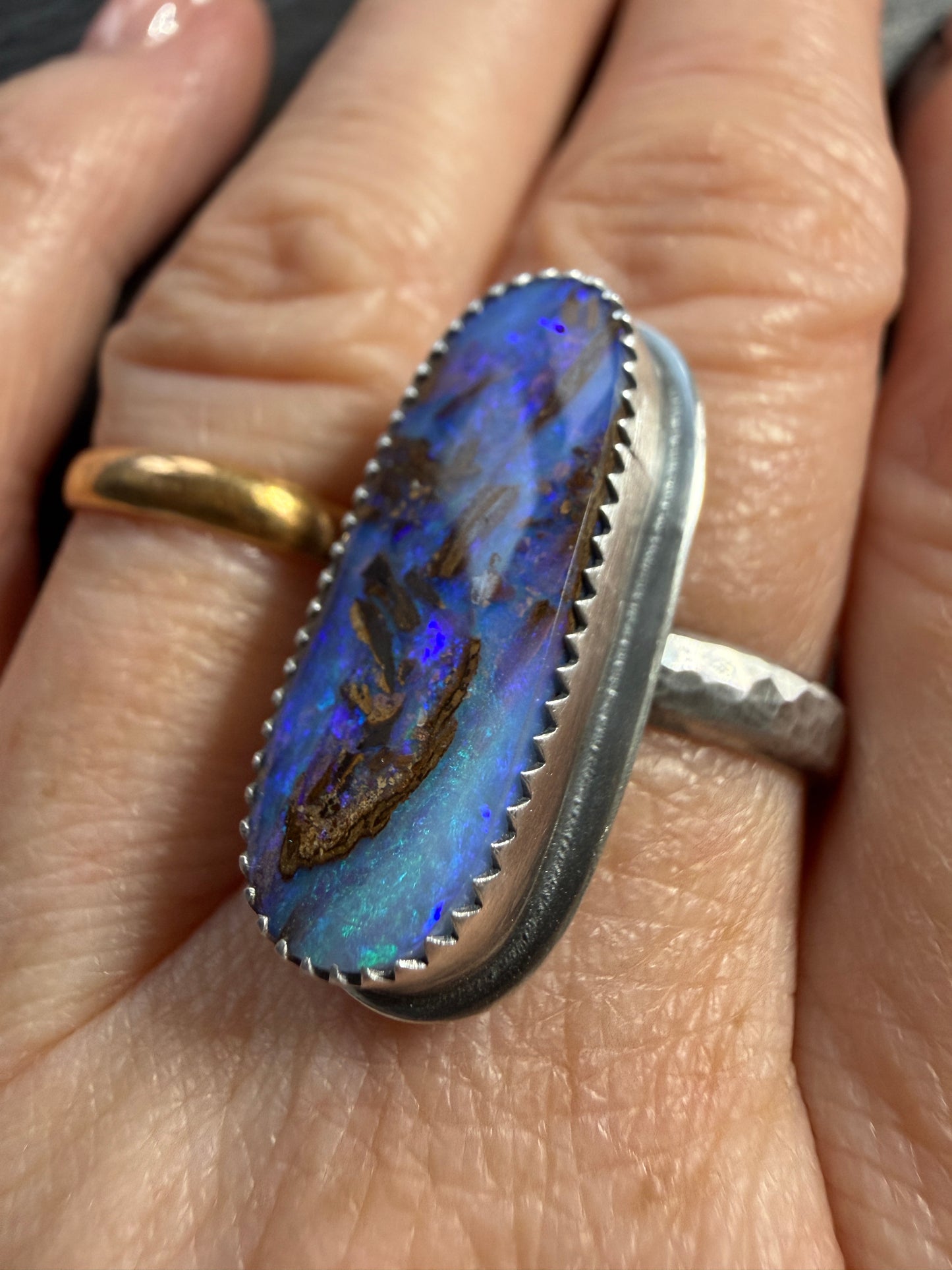Purple Opal Ring US 7 / UK N 1/2