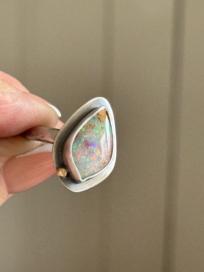 Colourful Opal Ring US 7 / UK N 1/2