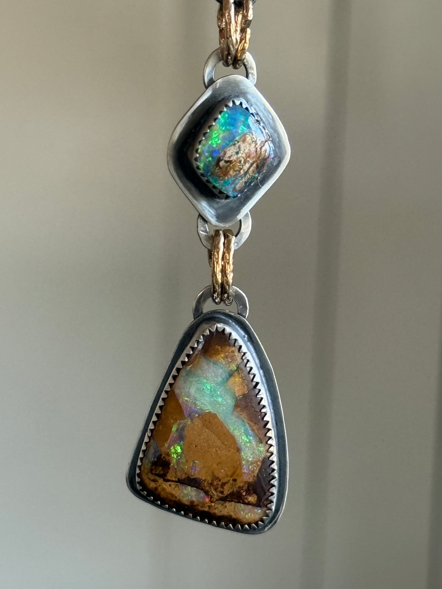 Boulder Opal necklace