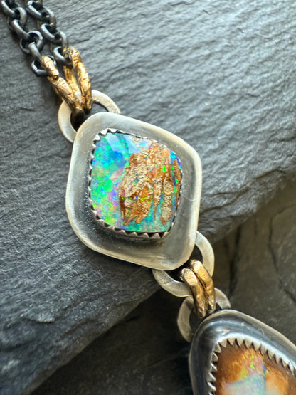 Boulder Opal necklace