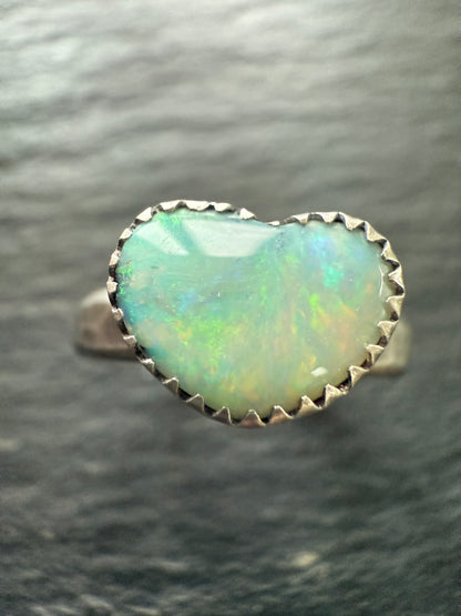 Heart Boulder Opal