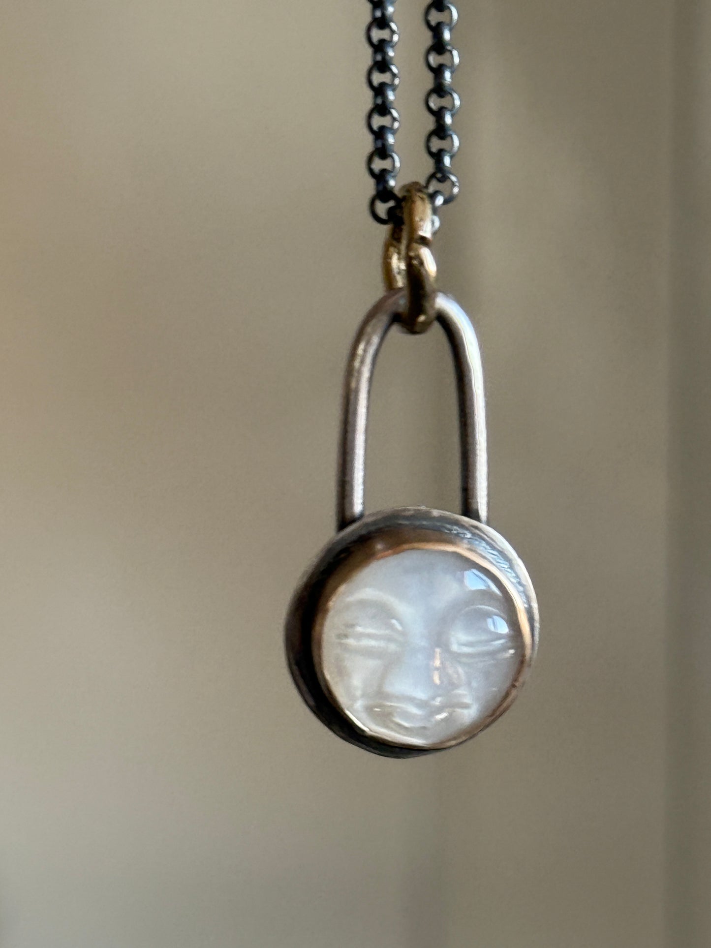 White Moonstone Necklace