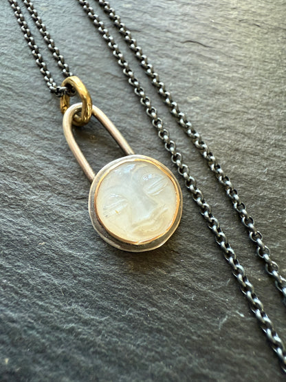 White Moonstone Necklace