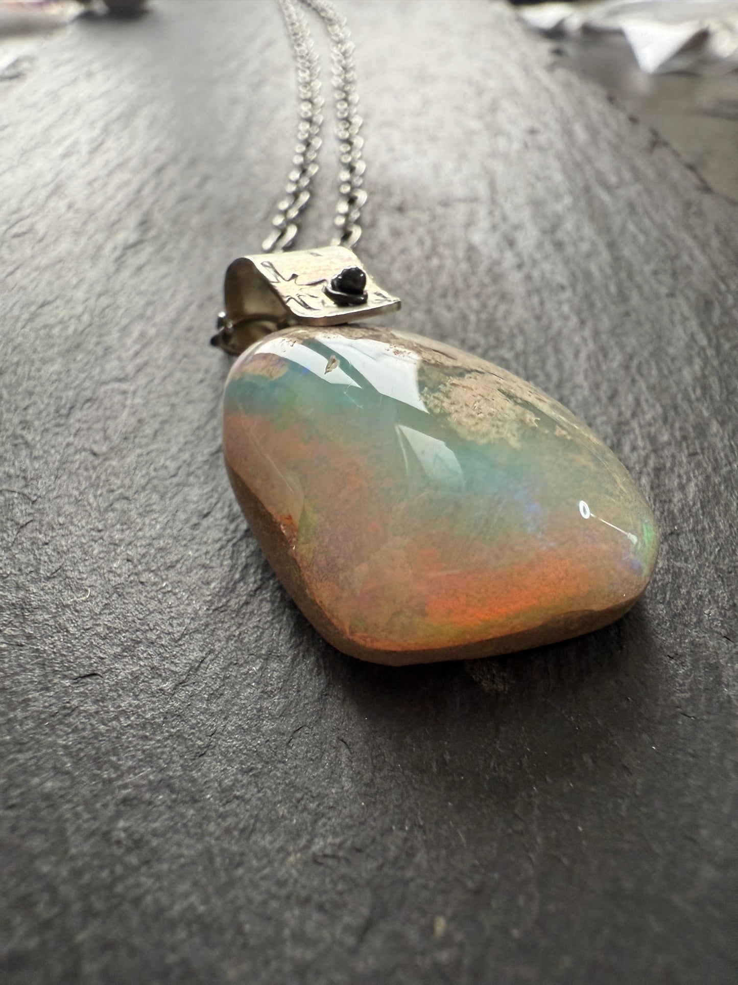 Ethiopian Opal Necklace