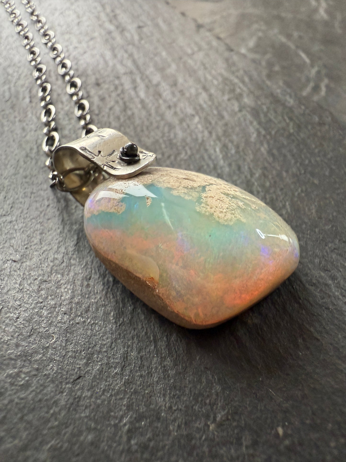 Ethiopian Opal Necklace