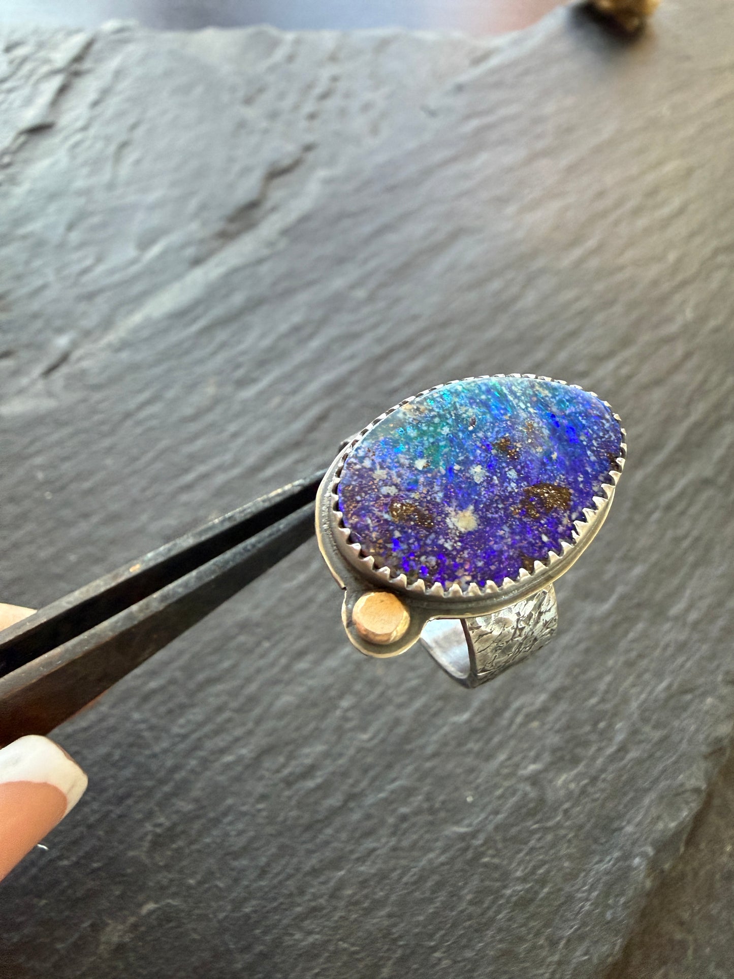 Starry Night Ring US 7 1/4 UK O