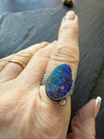 Starry Night Ring US 7 1/4 UK O