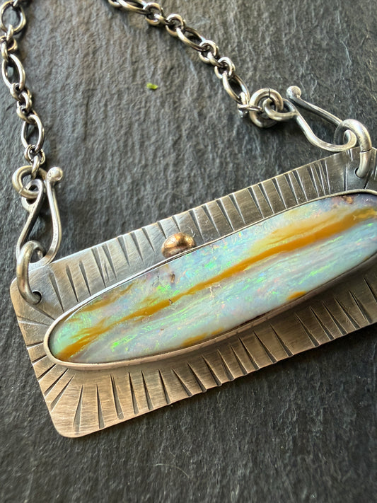 Pastel Opal Necklace