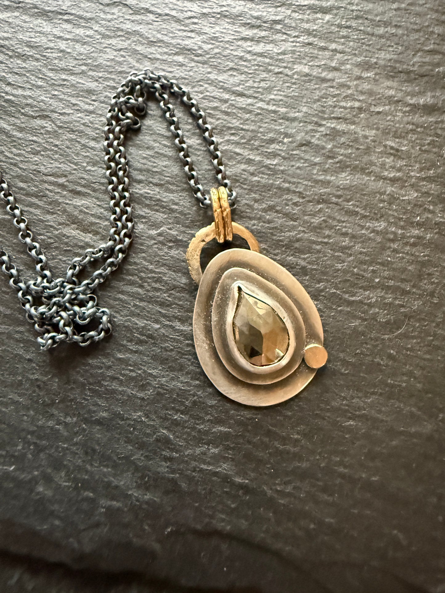 Pyrite Charm Necklace