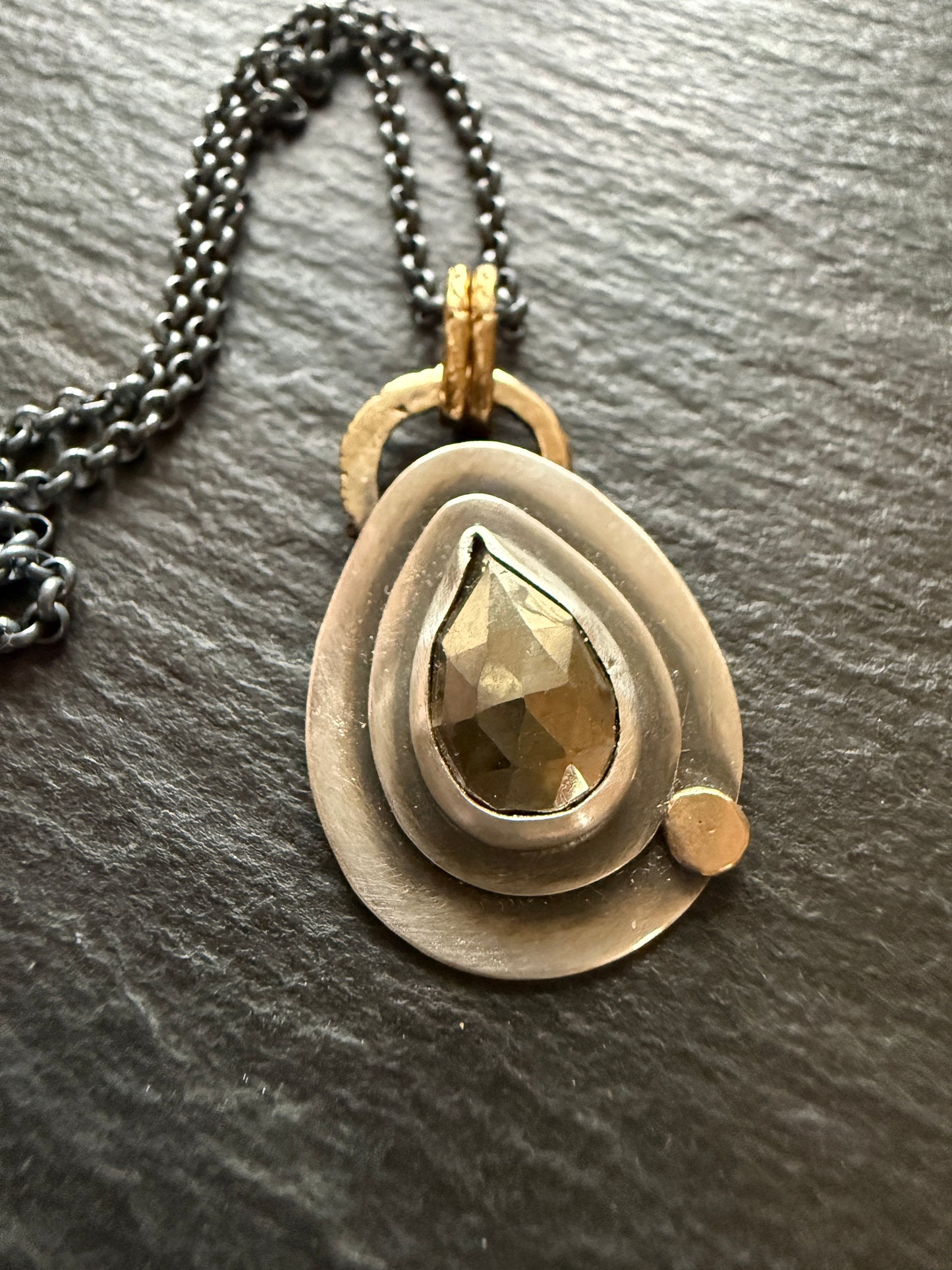 Pyrite Charm Necklace