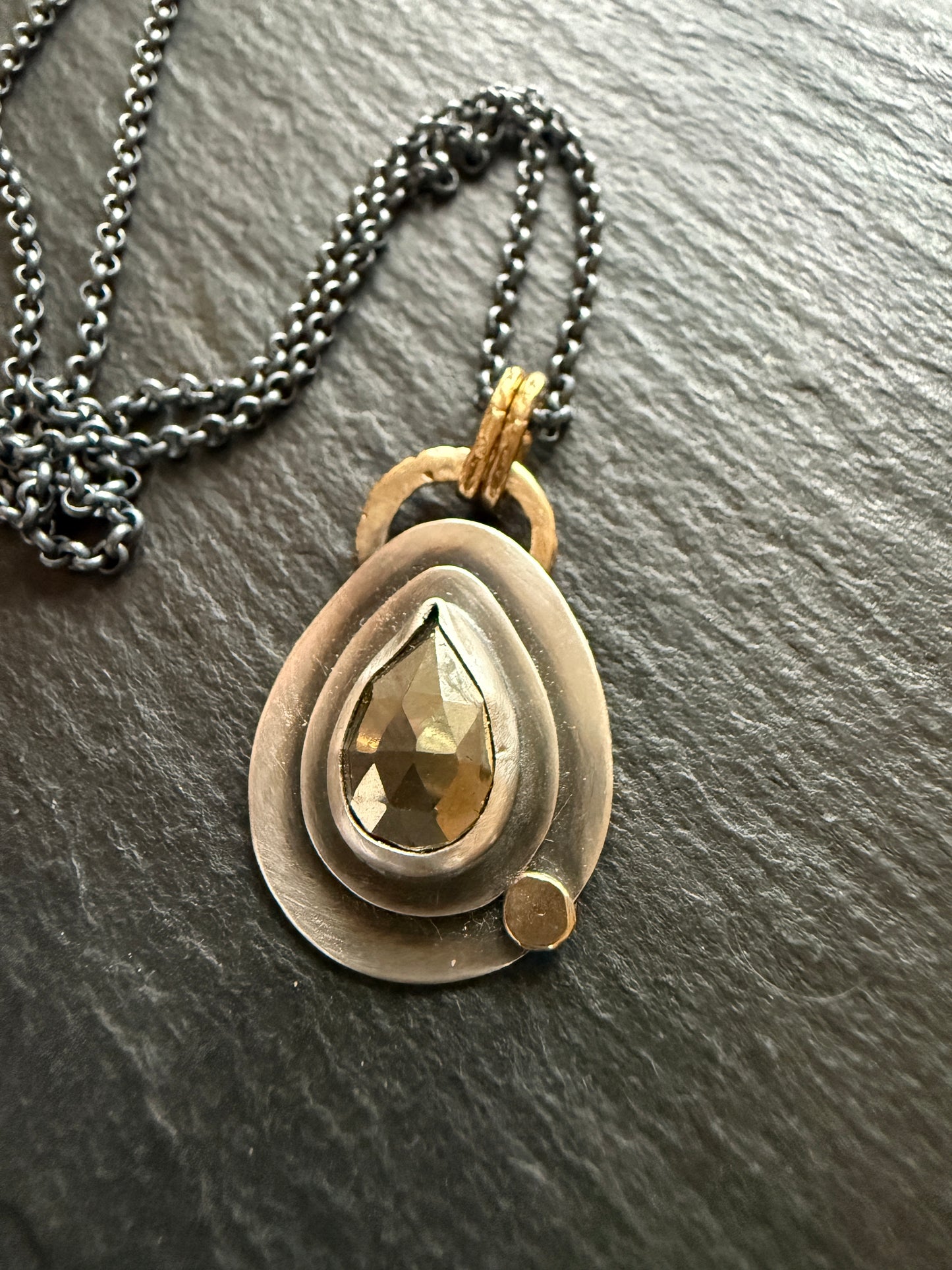 Pyrite Charm Necklace