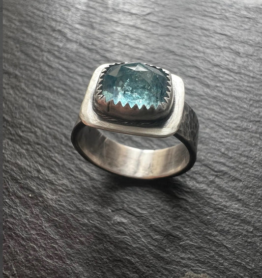 Aquamarine ring