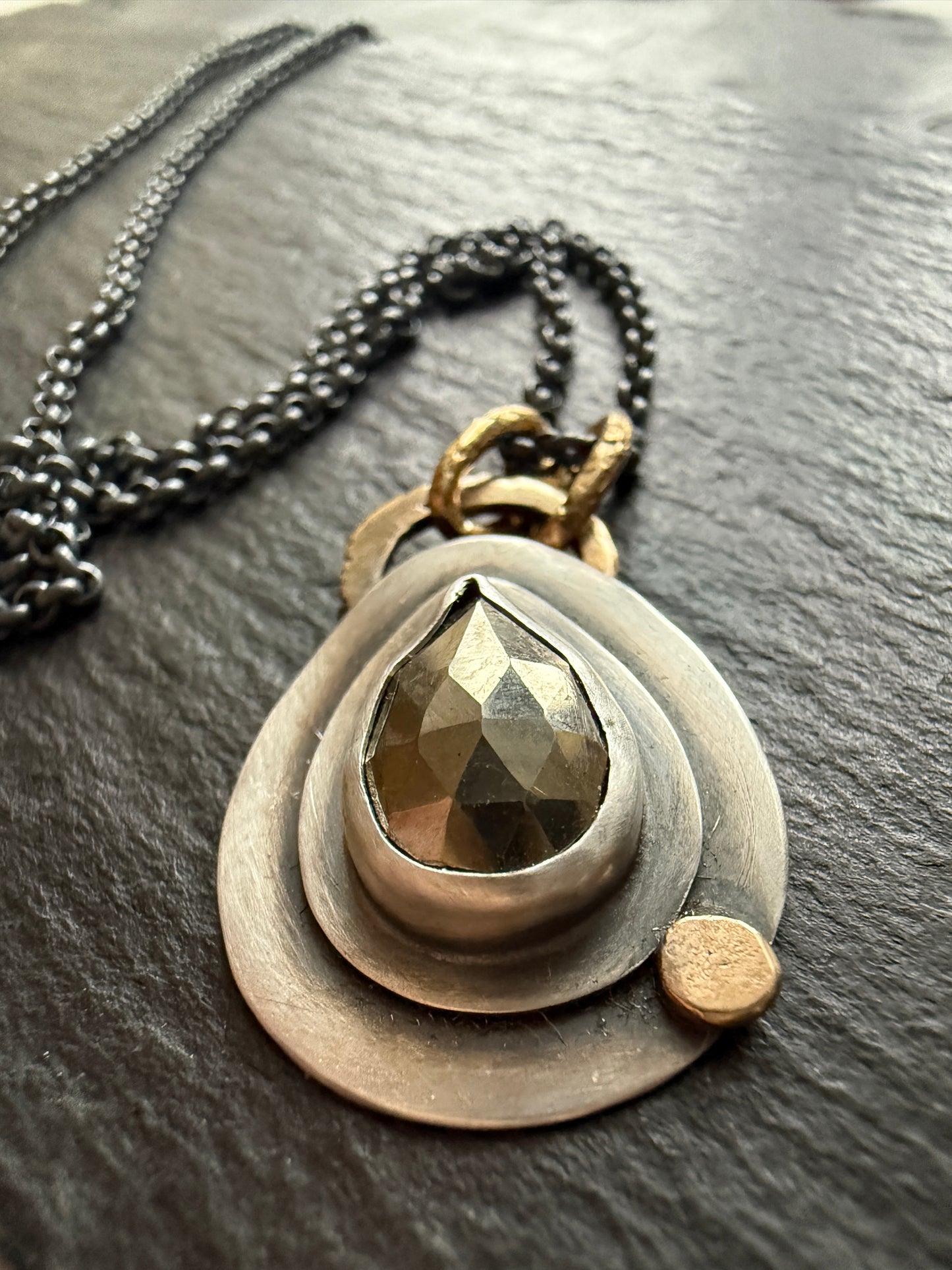 Pyrite Charm Necklace