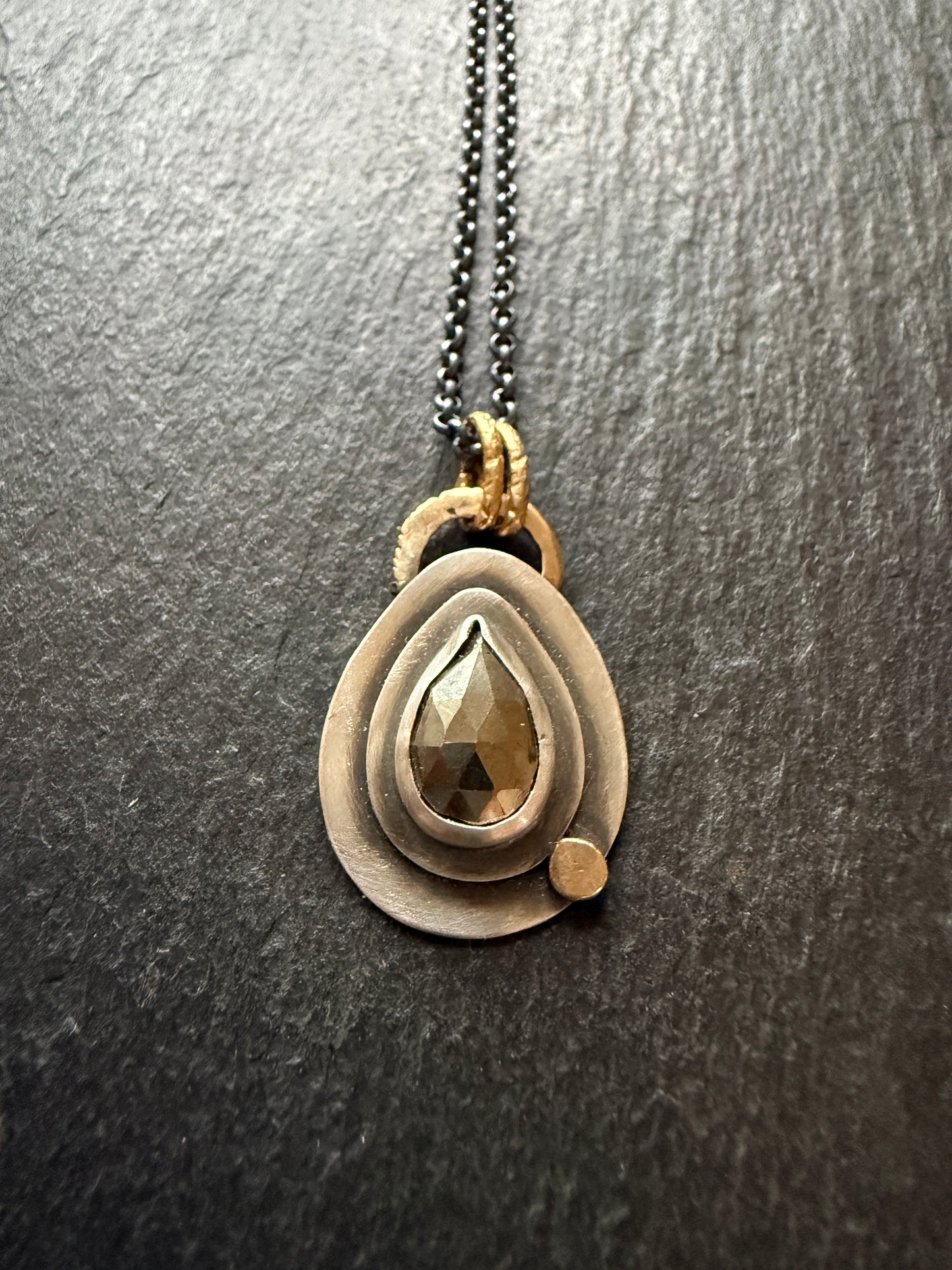 Pyrite Charm Necklace