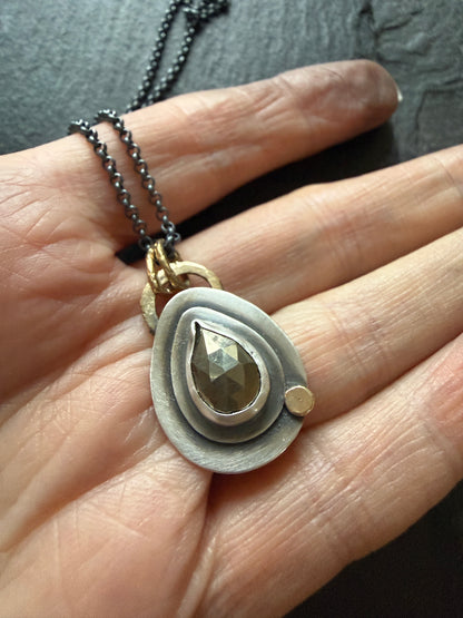 Pyrite Charm Necklace