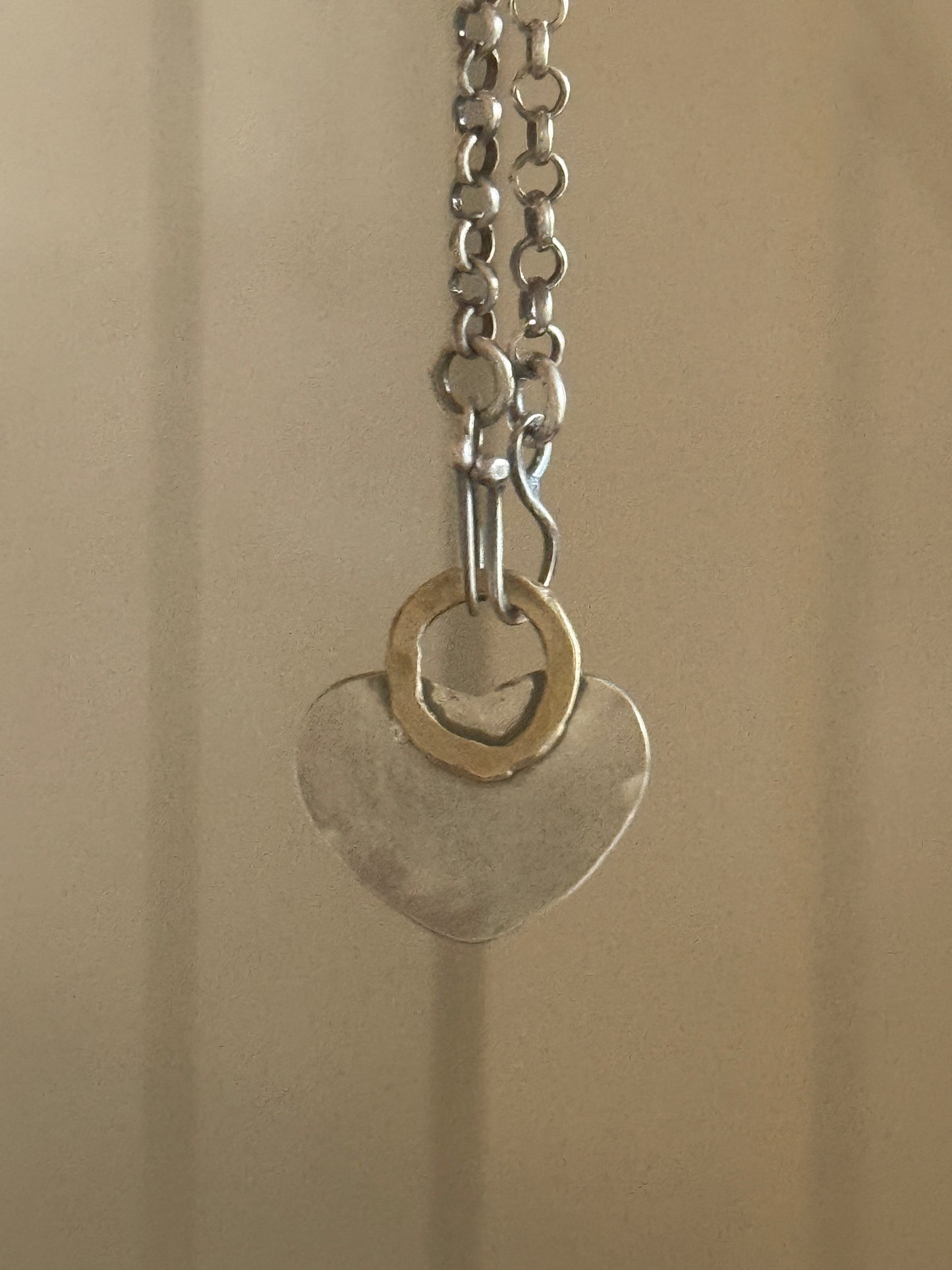 Pastel Heart Opal Pedant