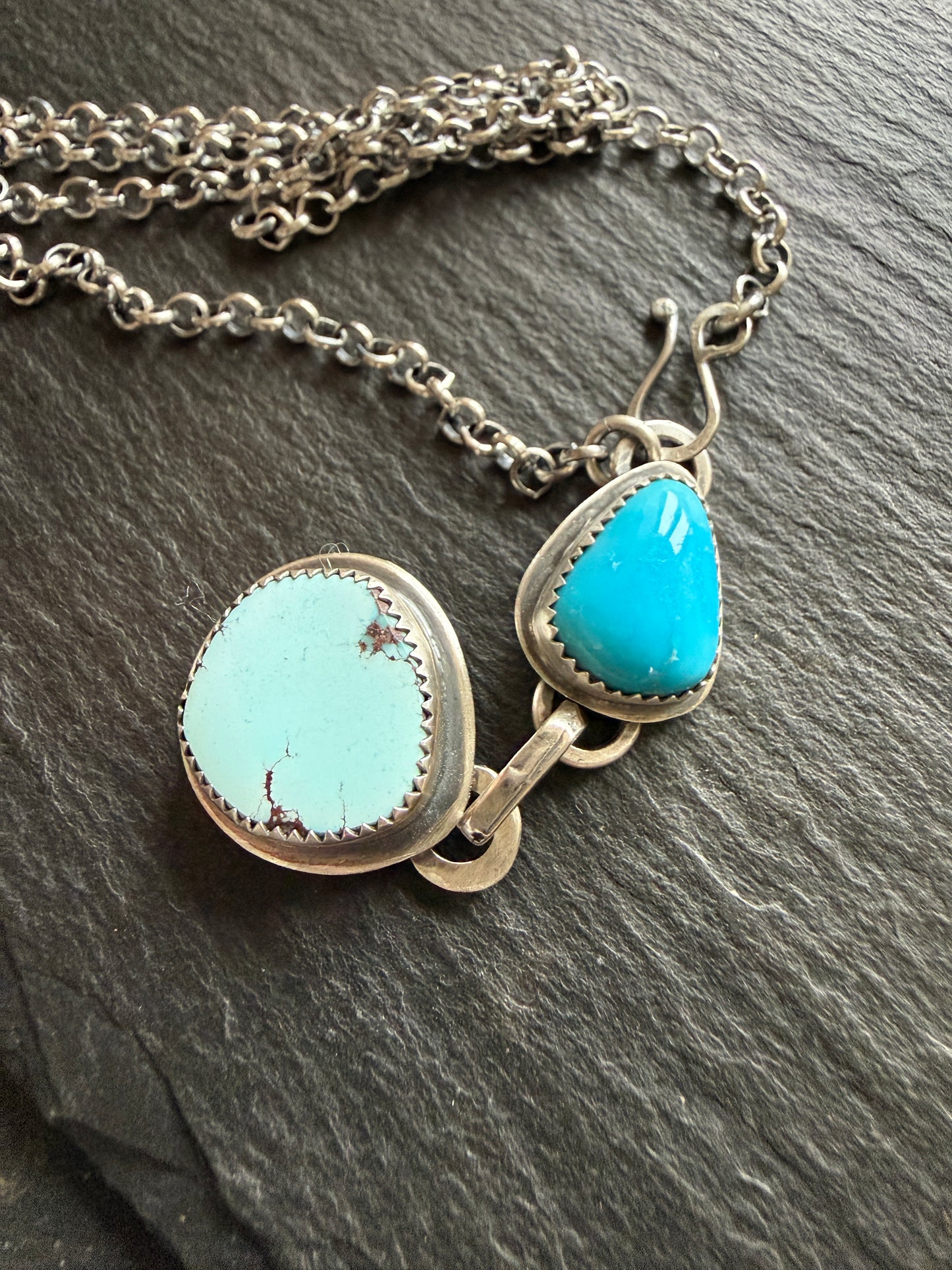 Sleeping Beauty Pendant Necklace