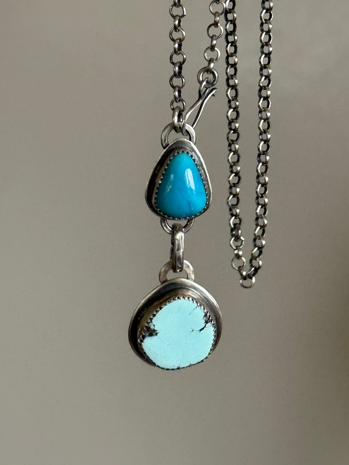 Sleeping Beauty Pendant Necklace