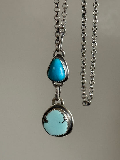 Sleeping Beauty Pendant Necklace