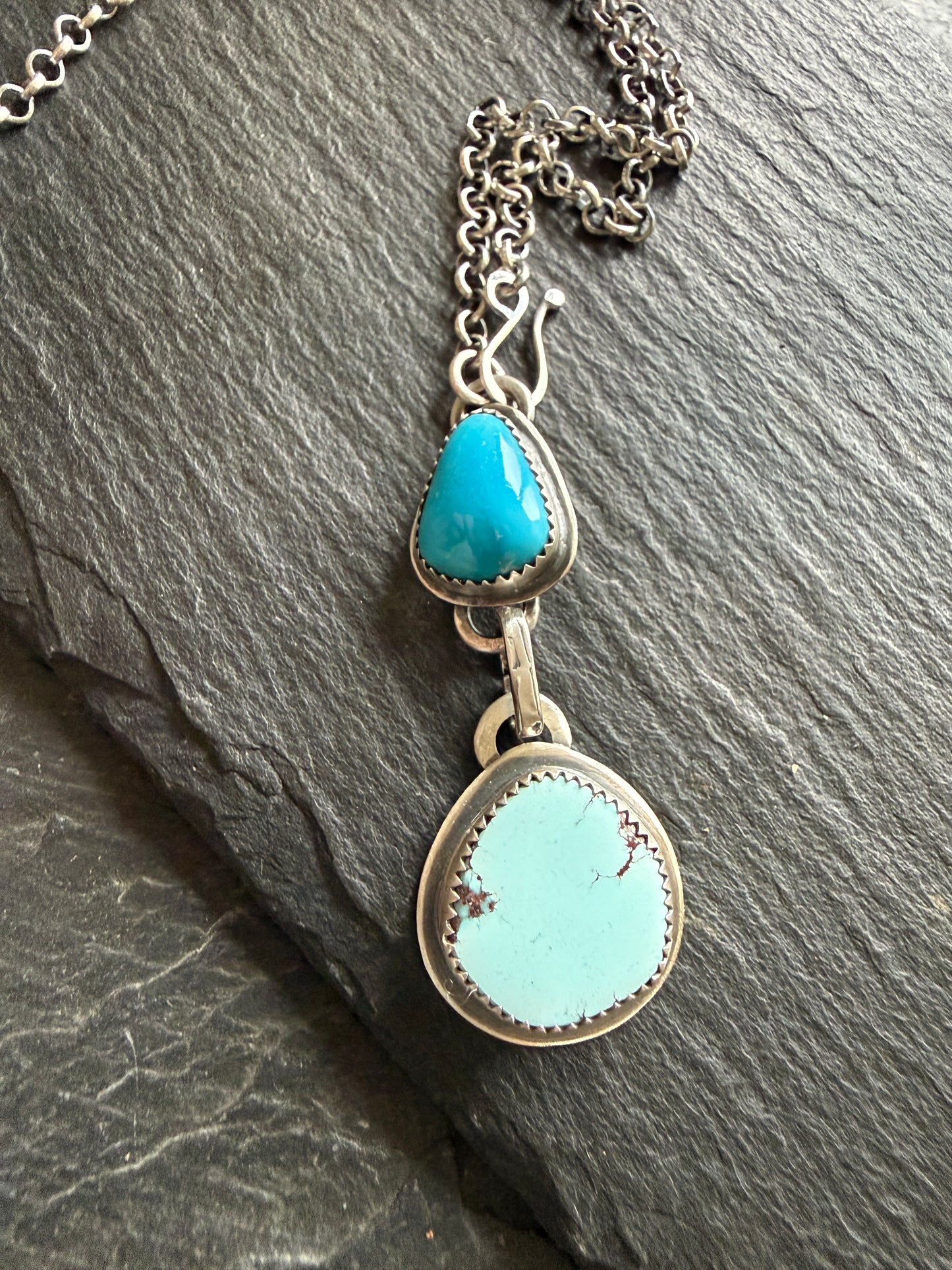 Sleeping Beauty Pendant Necklace