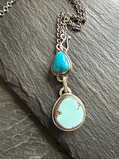 Sleeping Beauty Pendant Necklace