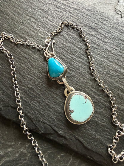 Sleeping Beauty Pendant Necklace