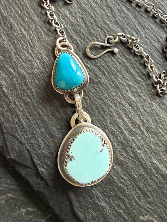 Sleeping Beauty Pendant Necklace