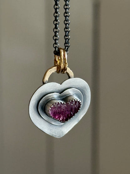 Pink Tourmaline Pendant