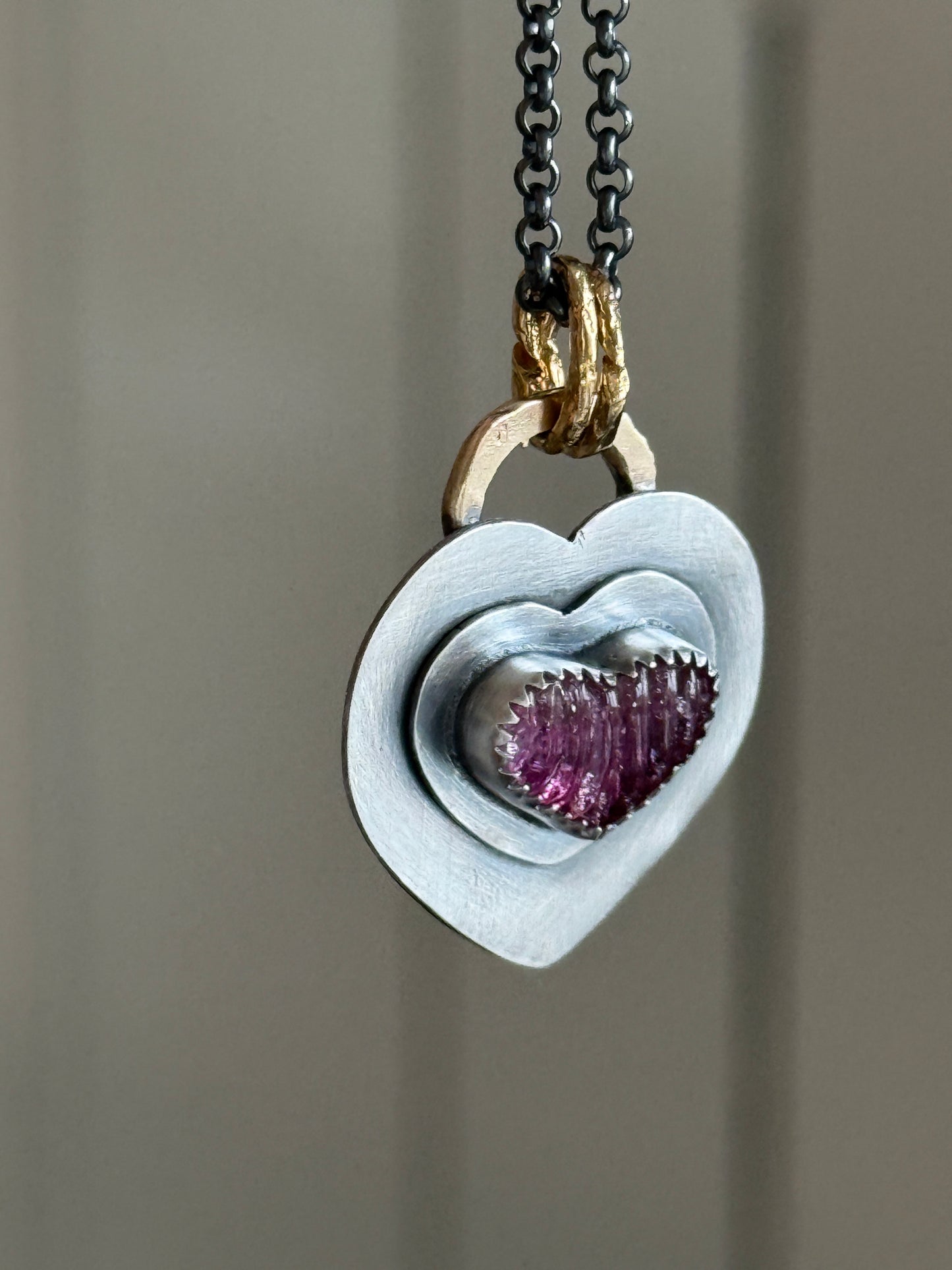 Pink Tourmaline Pendant