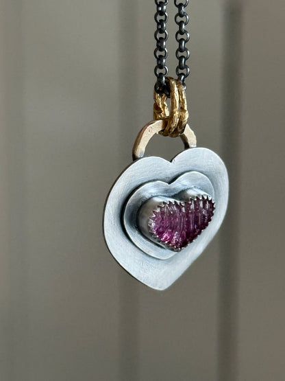 Pink Tourmaline Pendant