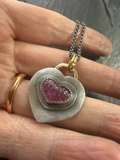Pink Tourmaline Pendant