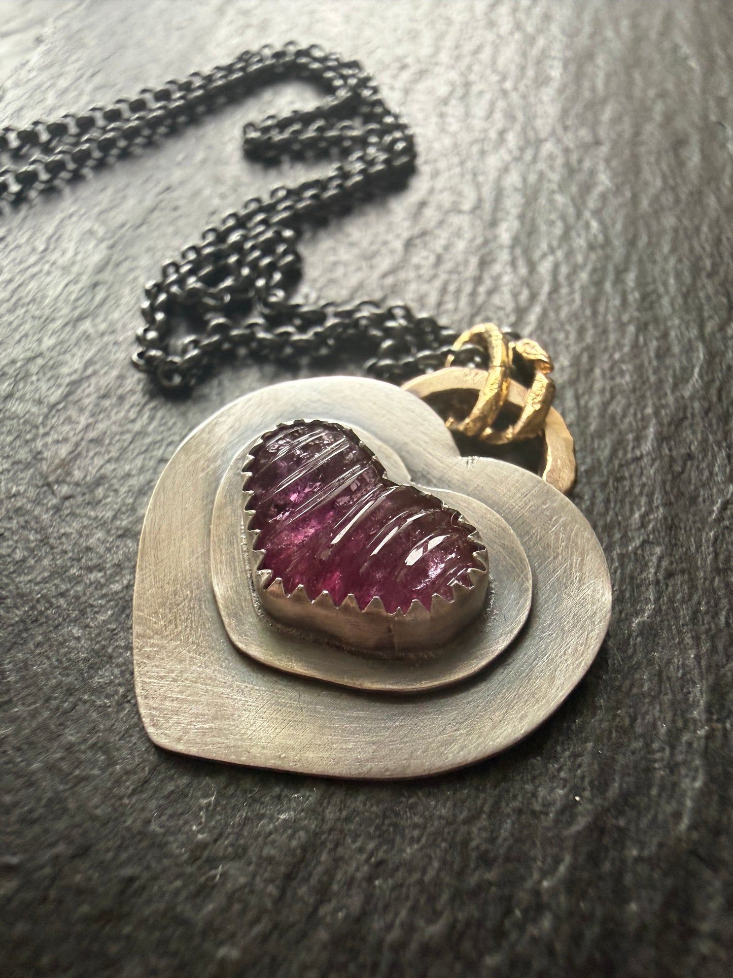 Pink Tourmaline Pendant