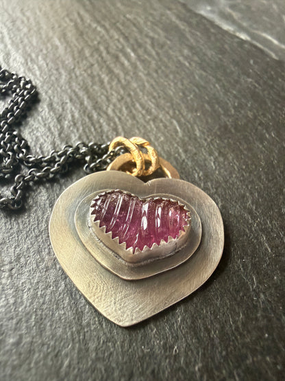 Pink Tourmaline Pendant