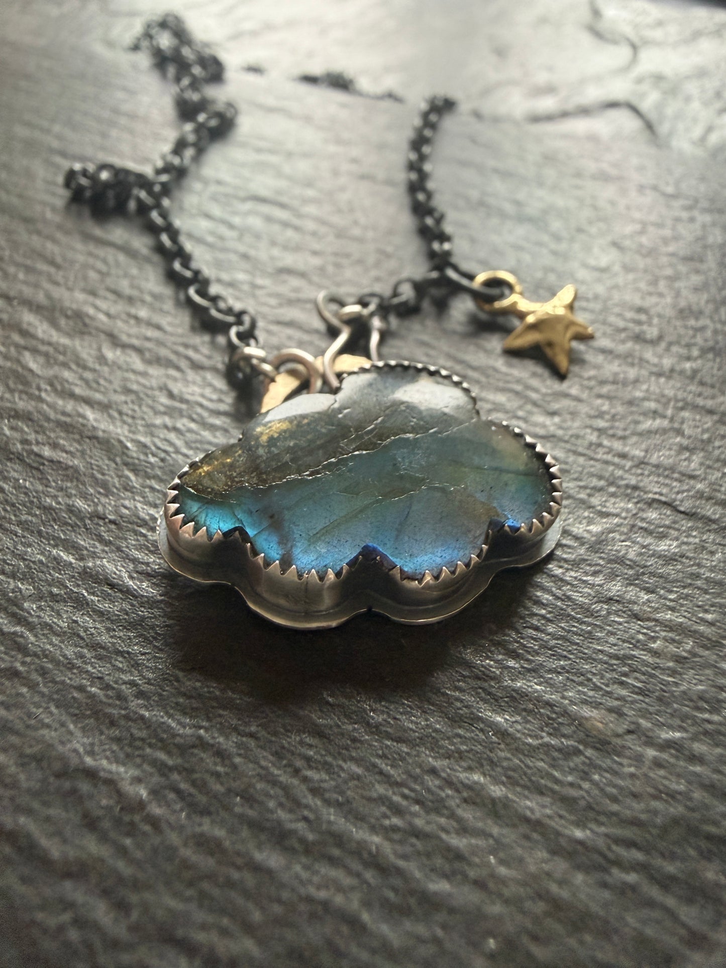 Labradorite Cloud Pendant