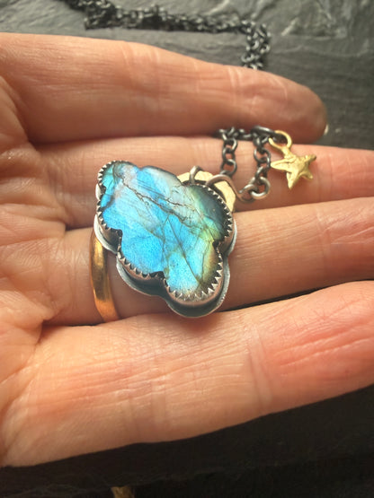 Labradorite Cloud Pendant