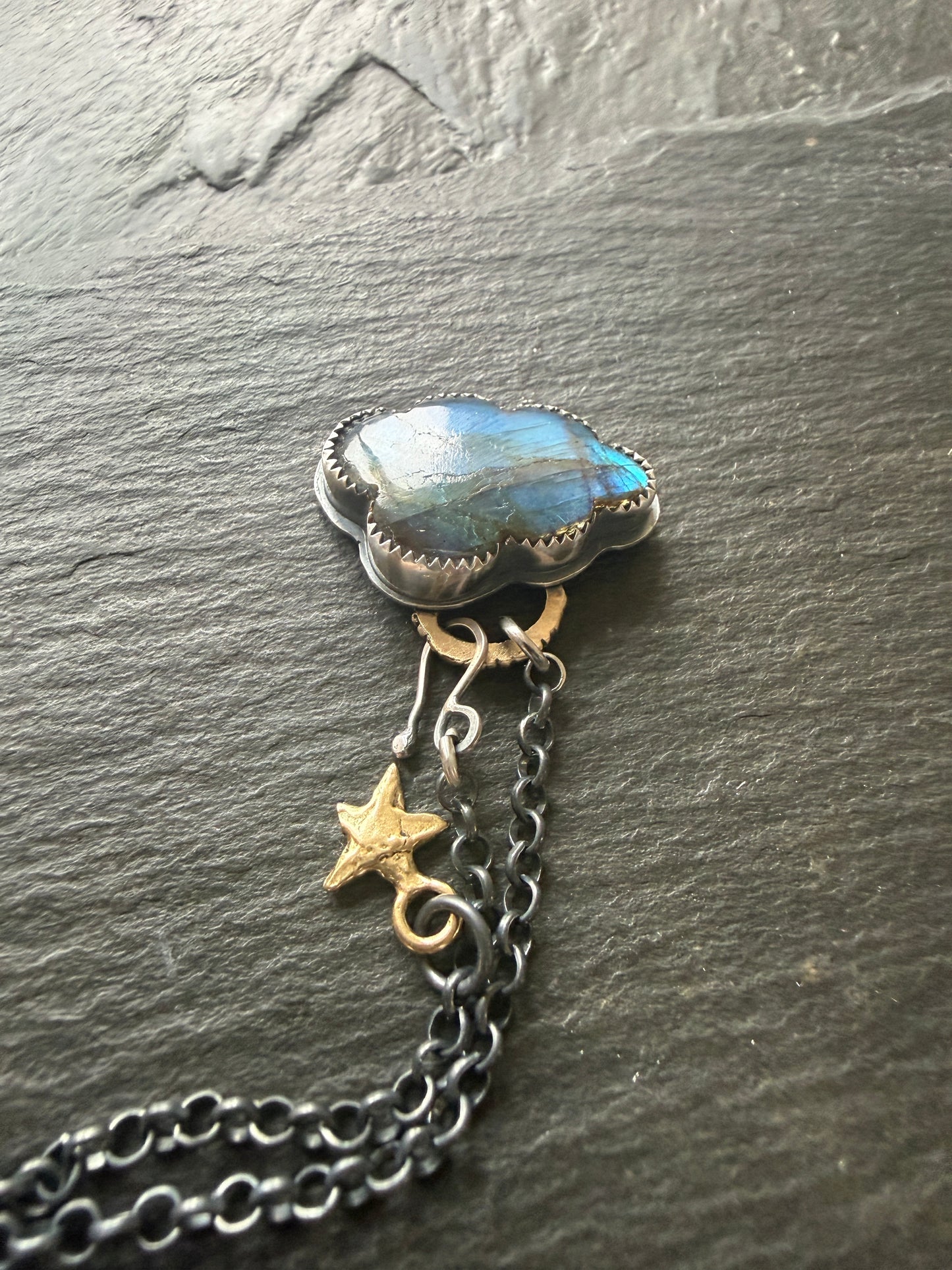 Labradorite Cloud Pendant